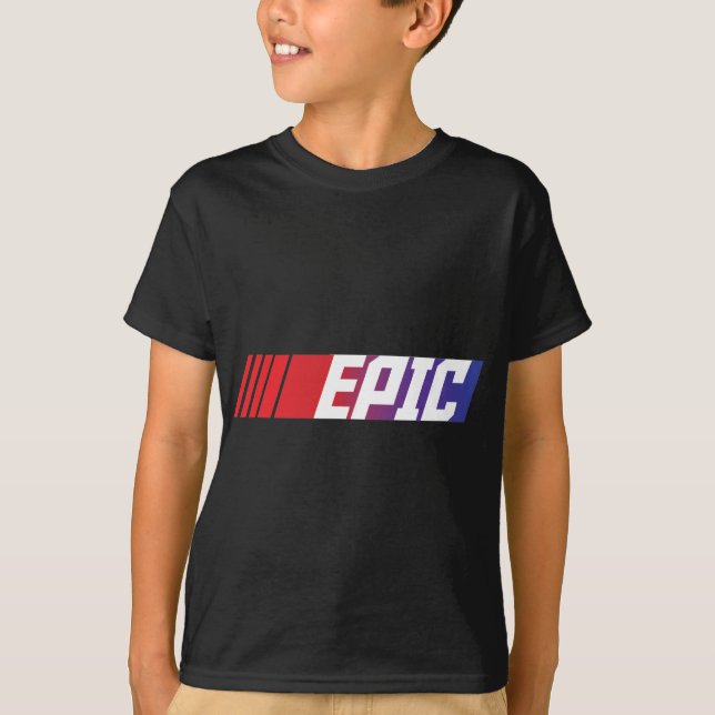 T-shirt épique de jeu de victoire (Devant)