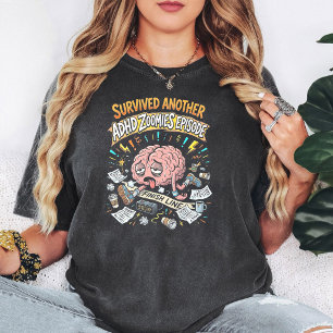 T-shirt Épisode de Zoomies TDAH Drôle de Cerveau