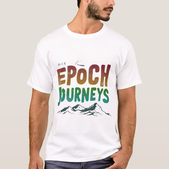 T-shirt "Epoch Journeys" pour esprit voyage (Devant)