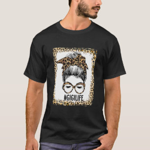 T-shirt Éponge Gigi Life Chignon Imprimé Léopard Fête des