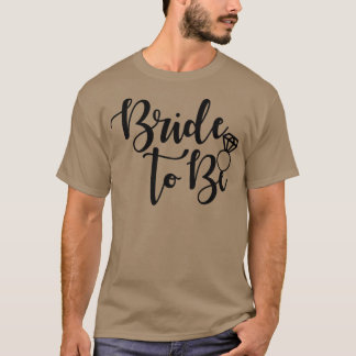 T-shirt Épouse À Être Mariage Futur Ring Mme.