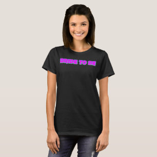 T-shirt Épouse À Rose Chaud