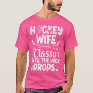 T-shirt Épouse De Hockey D'Un Joueur De Hockey Drôle Hocke