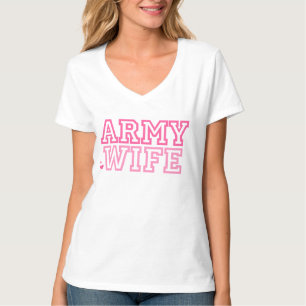 T-shirt Épouse de l'armée