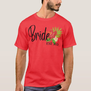 T-shirt Épouse de mariage et la lune de miel de la chambre