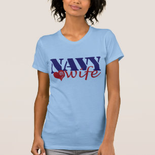 T-shirt Épouse de marine