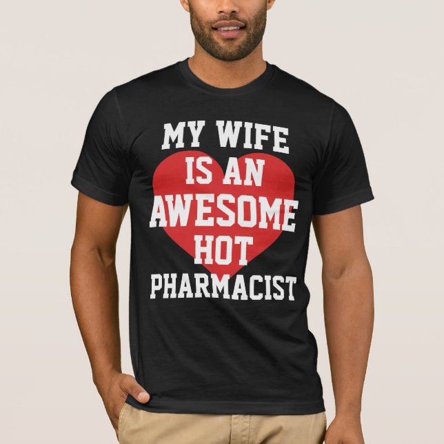 T-shirt Épouse de pharmacien (Devant)