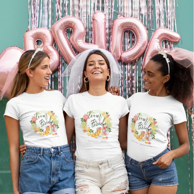 T-shirt Épouse d'équipe | Citrus Bachelorette (Créateur téléchargé)