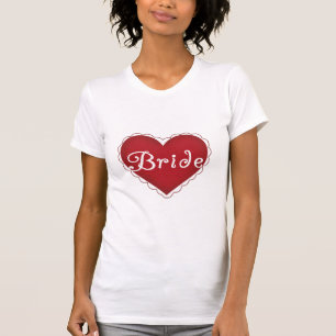 T-shirt Épouse du coeur rouge