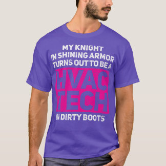 T-shirt Épouse d'une amie Tech HVAC en détresse