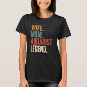 T-shirt Épouse Maman Aquariophile  Aquariophile Mère