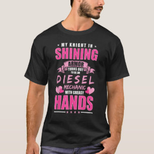 T-shirt Épouse mécanique Diesel Petite amie Diesel Mécanic