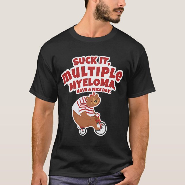 T-shirt Épouser L'Ours Myelomène Multiples (Devant)