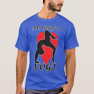 T-shirt Épouser un yogi