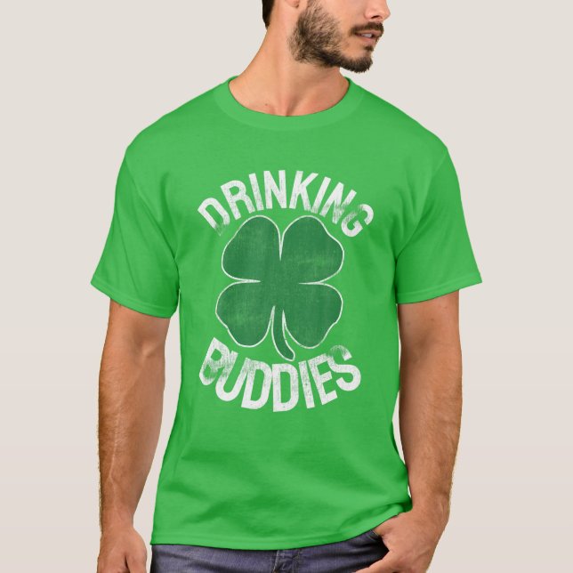 T-shirt Épouses Boire Buddies Funny St. Patrick's Day Bièr (Devant)