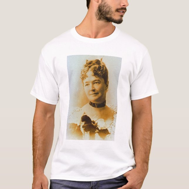 T-shirt Épouses de Custer de lard d'Elizabeth 1842-1933) (Devant)