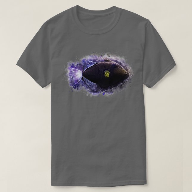 T-shirt Épouses triggerfish Melichthys vidua (Design devant)