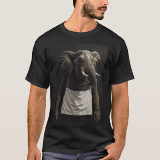 T-shirt Epouvantable éléphant de Cuisine