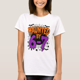 T-shirt Épouvantable Fantôme 67 Mème Six Sept 6-7 Drôle Hu