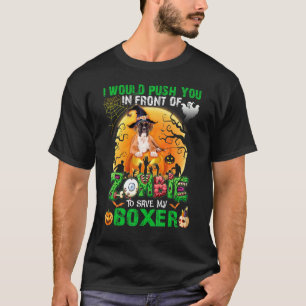 T-shirt Épouvantable, vous pousse devant les zombies pour