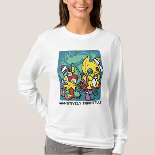 T-shirt Épouvantablement mignon Chats monstrueux Hallowe