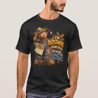 T-shirt Épouvantail drôle exceptionnel dans mon champ auss