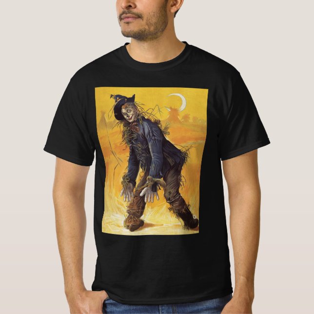 T-shirt Épouvantail du Magicien d'Oz, Contes de fées vinta (Devant)
