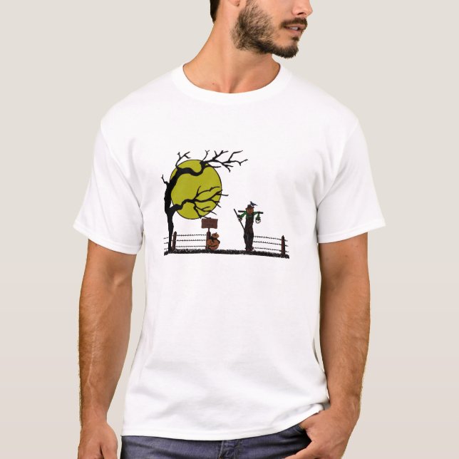 T-shirt Épouvantail heureux (Devant)