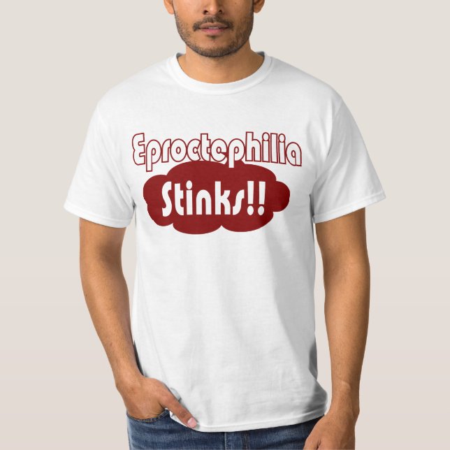 T-shirt Eproctophilia pue ! ! (Devant)