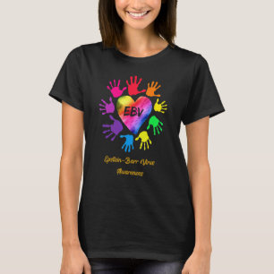 T-shirt Epstein Barr Mains de sensibilisation au virus Eps