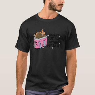 T-shirt Épuisé mais je fais de mon mieux