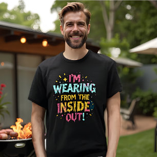 T-shirt Epuisement émotionnel coloré amusant à s'épuiser