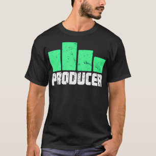 T-shirt Equalizer Bars Producteur De Musique En Difficult
