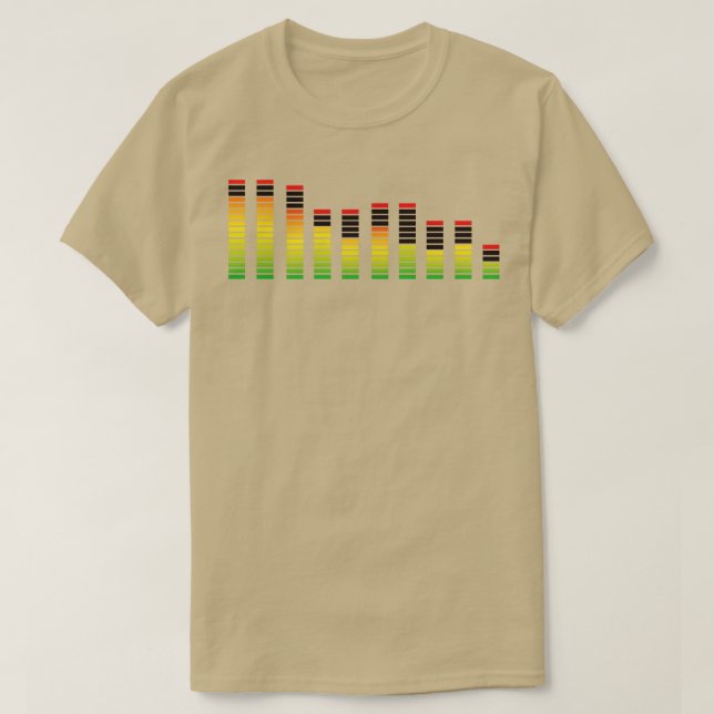 T-shirt Equalizer Production de musique (Design devant)
