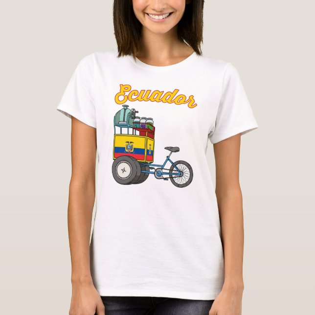 T-shirt Equateur design pour Ecuatorianos (Devant)