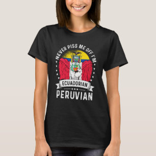 T-shirt Equateur Drapeau Pérou Humour de la fierté citoyen