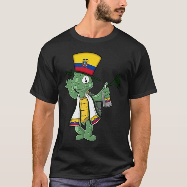 T-shirt Equateur Fan Tortoise (Devant)