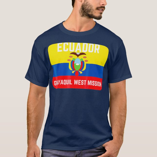 T-shirt Equateur Quayaquil Ouest LDS Mormon Mission (Devant)