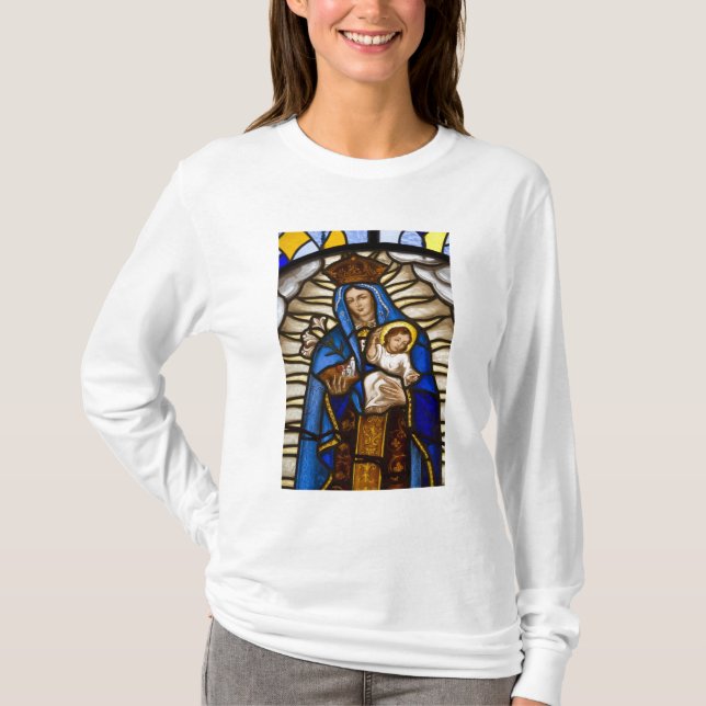 T-shirt Équateur, Quito. Statue de la Vierge ailée (Devant)