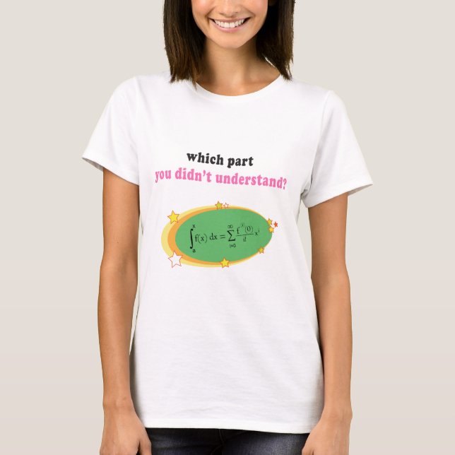 T-shirt Équation complexe de maths (Devant)