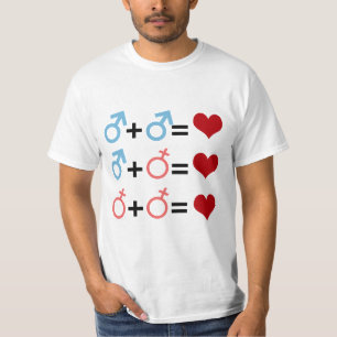 T-SHIRT ÉQUATION DE L'AMOUR