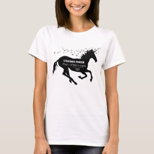 T-shirt Équation de puissance Unicorn