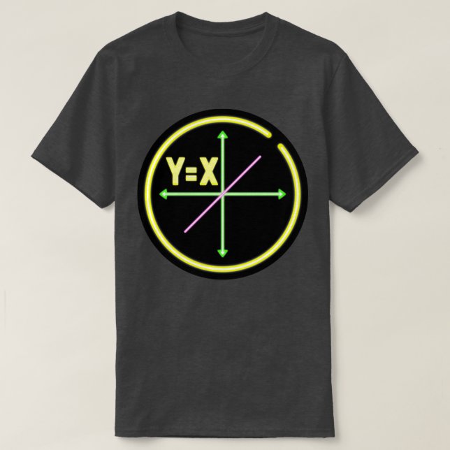 T-shirt Équation linéaire XY Math algèbre XY (Design devant)
