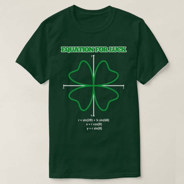 T-shirt Equation pour la boucherie Irlandais Math Funny En (Design devant)