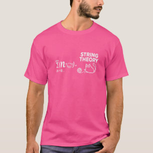T-shirt Équation Théorie Chaîne Physique Chat Enthousiaste