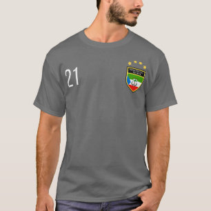 T-shirt Équatorial Guinée Numéro 21 Sports Jersey twtypes