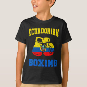 T-shirt Equatorien Boxing Gants Ecuador Pride Boxing Mens