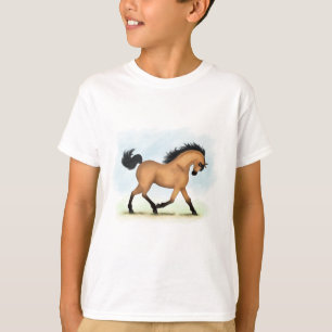 T-shirt Équestre équestre du Cheval de Buckskin