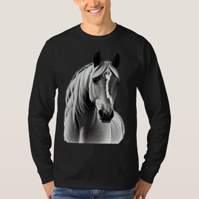 T-shirt Equestrian And Horse  Who Ride Or Raise Ponies (Devant)