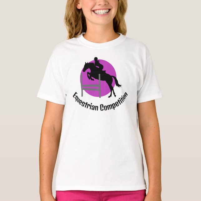 T-shirt Equestrian Design (Devant)